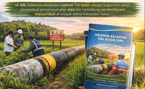 eL-SAL Susun Logbook untuk Perkuat Pemantauan Jalur Pipa dan Edukasi Pertanian di Tuban