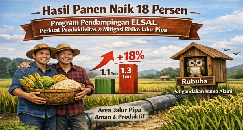 Hasil Panen Naik Hingga 18 Persen, Petani Apresiasi Program Pendampingan ELSAL