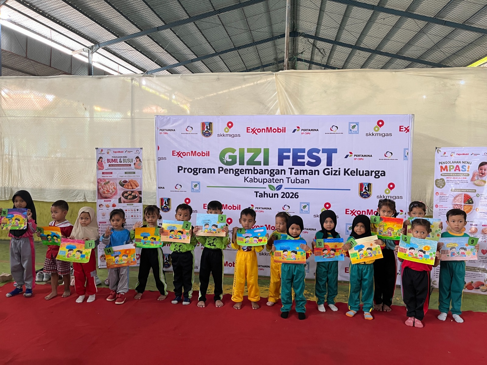 Kreasi Mewarnai Anak-anak dalam Gizi Fest Program TaGiKa